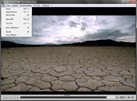 FLV-Media-Player - File Menu