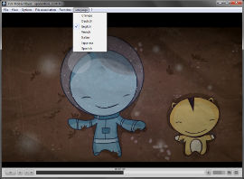 FLV-Media-Player - Language Menu