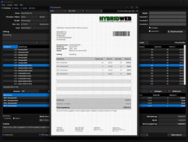 Invoice Maker Pro - Dunkles Thema