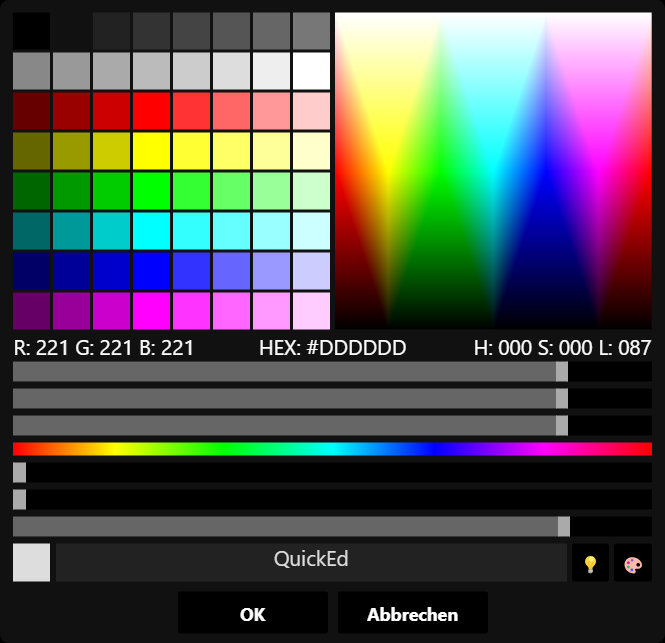 QuickEd - Palette QuickEd - Palette