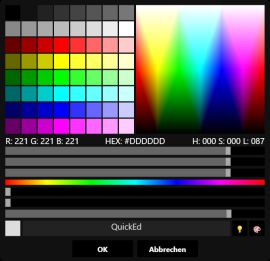 QuickEd - Farbpalette